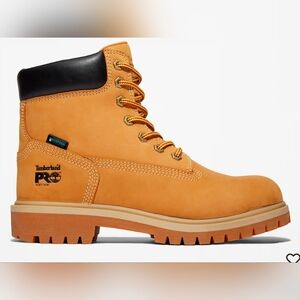 Timberland PRO Anti-Fatigue Boots with Orange Lining Women Size 9w